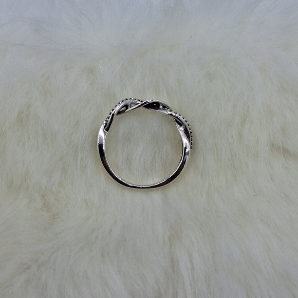Reeds Jewelers Sterling Silver Twisted Ring - Picture 5 of 11